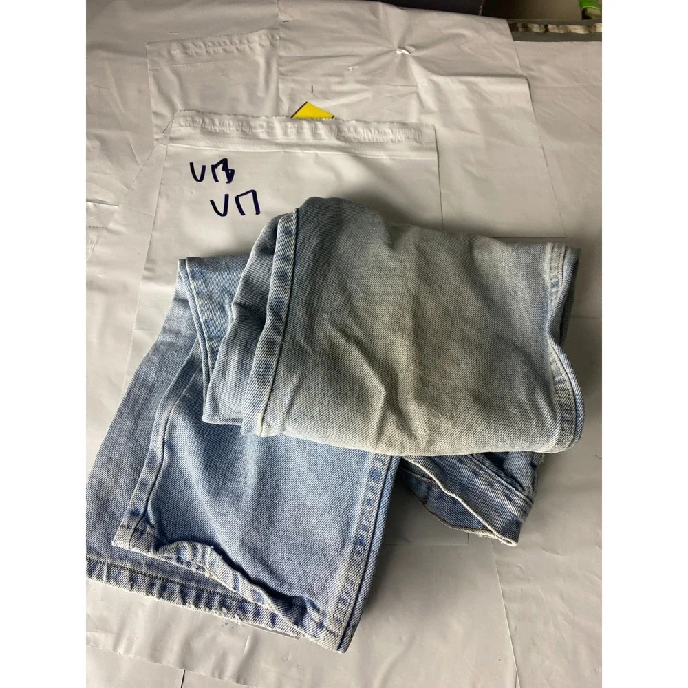 Vintage Wrangler Mens Relaxed Fit Light Wash Denim Jeans 33x32‎ USA Cotton jenas